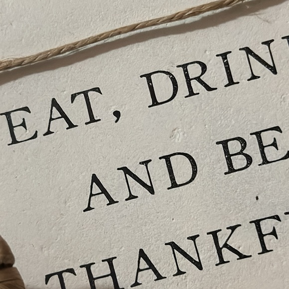 NWT Set of 4 Coasters-Ceramic/Limestone-Printed Phrase-Basket To Store In - Picture 3 of 12